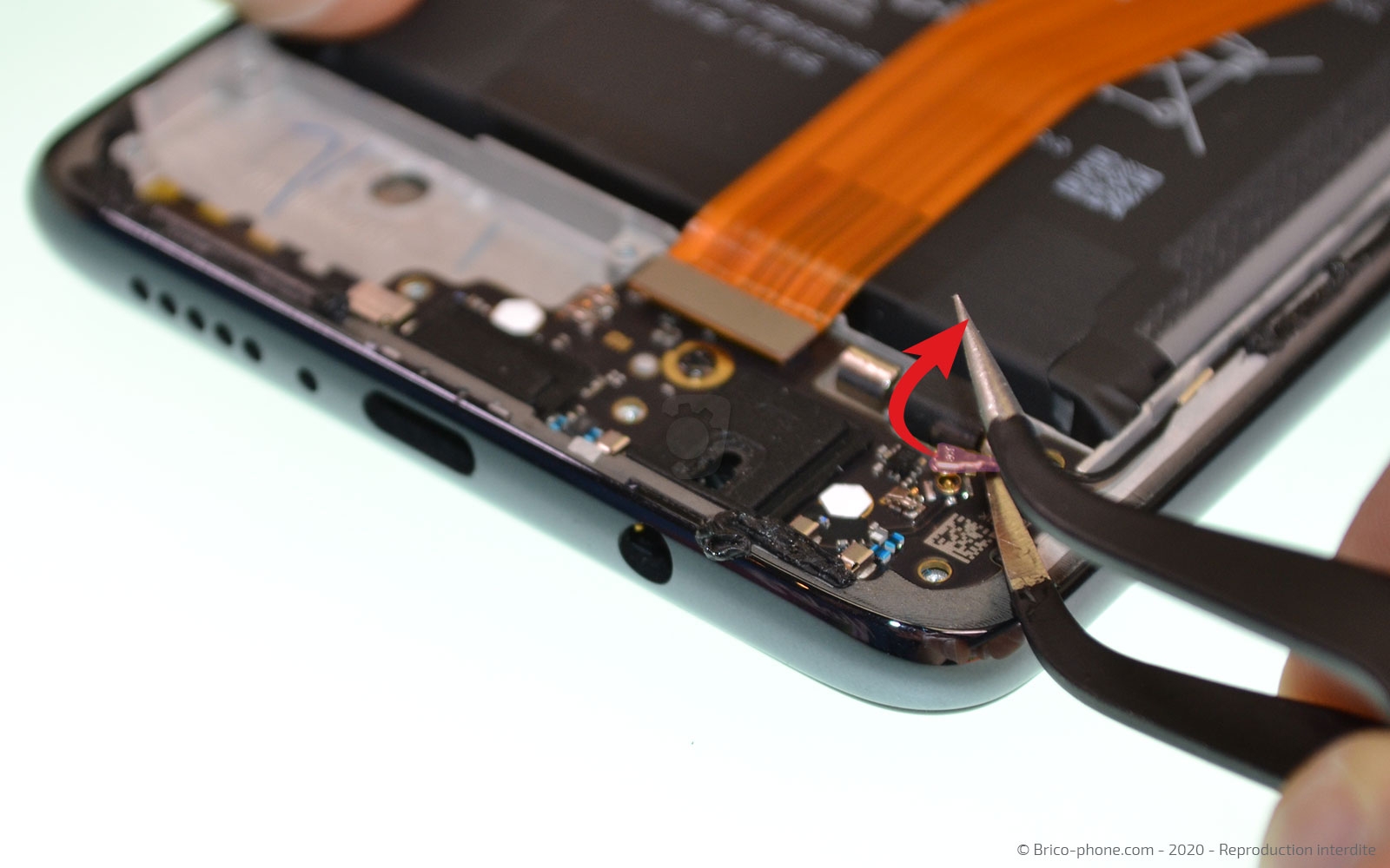 Changement du connecteur de charge sur Redmi Note 8 Pro photo 2